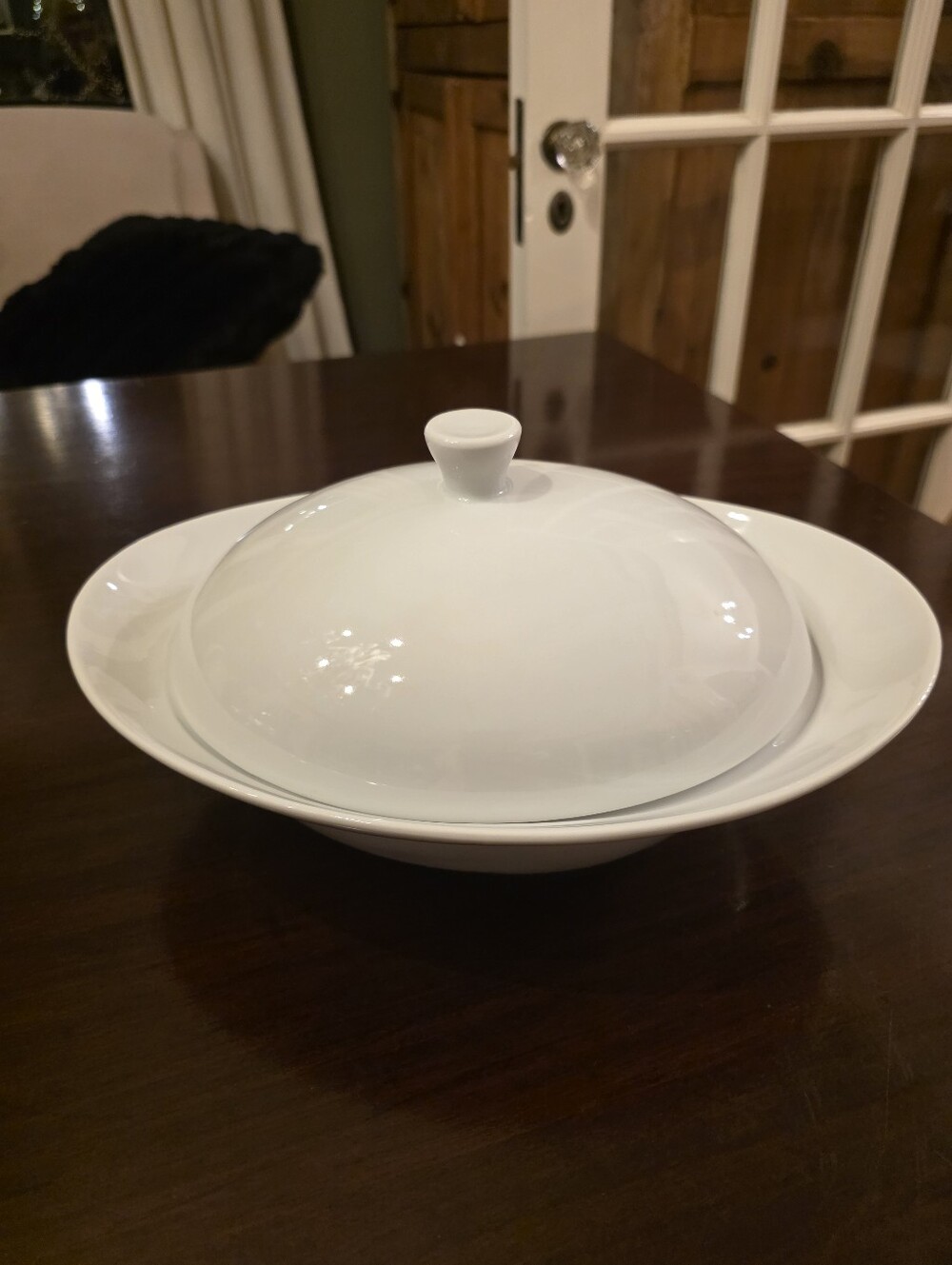 Pier 1 New Essentials Classic Porcelain Serving Dish With Lid